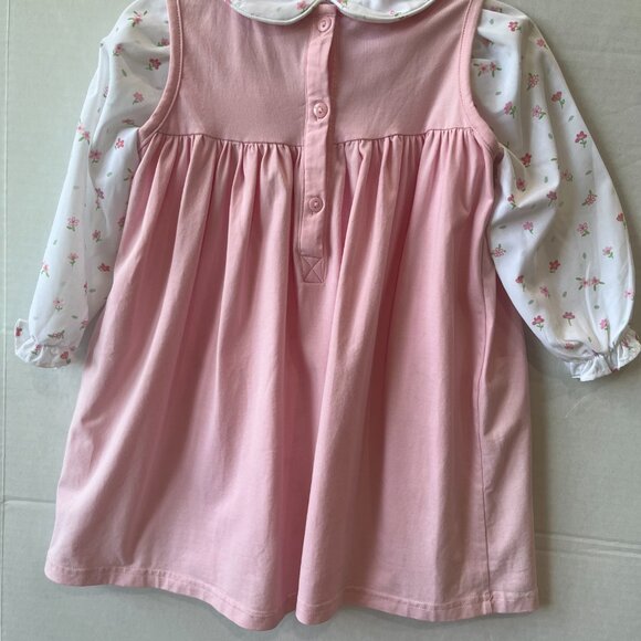 Girl - 3T - Aspen Claire & Company Pink Floral Dress & Jumper Set - Picture 5 of 10